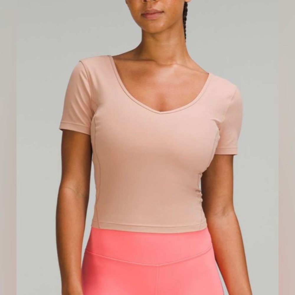 Lululemon Align T-Shirt Pink Clay size 8